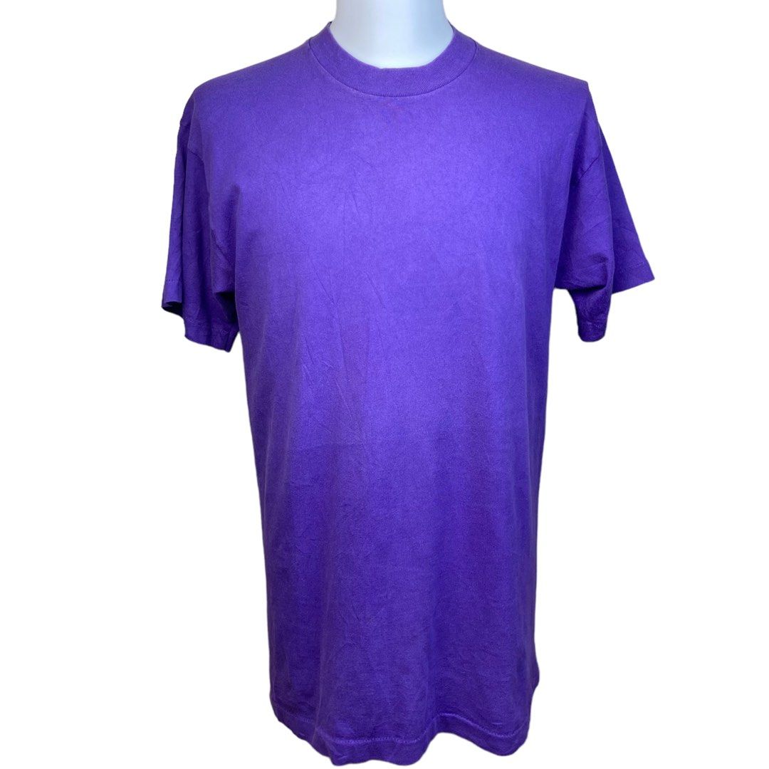 Fruit of the deals loom purple polo shirt