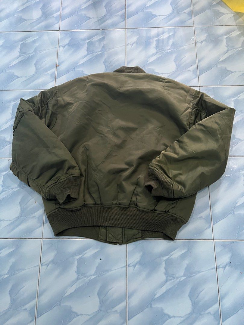 Vintage Alpha flight Jacket made in USA Schott Vanson filson Samurai