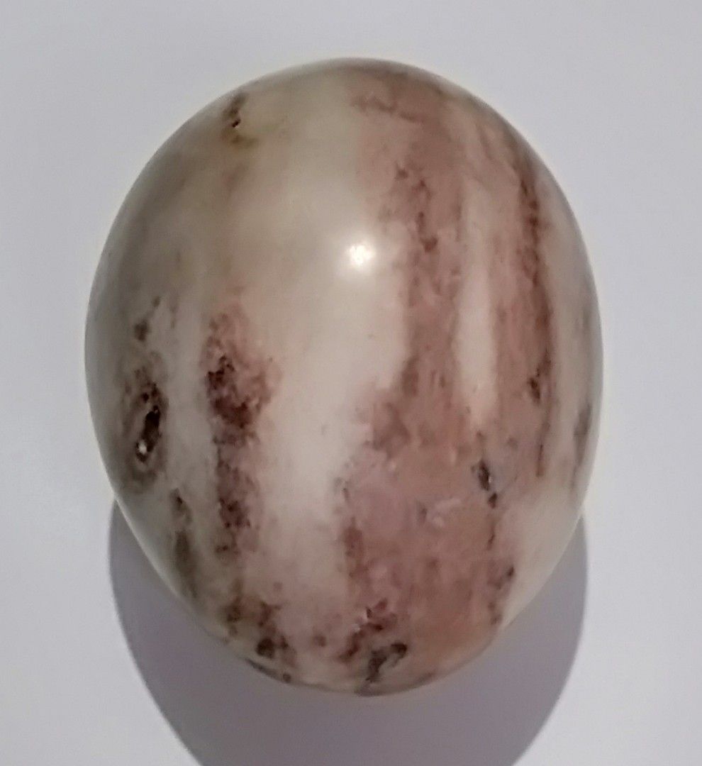 Vintage Decorative Italian Marble Egg (Category: Vintage Collectibles) located in Paranaque City. Submitted by carson2023 (Listing ID 1254079522, Image 1). Description: Authentic Vintage Italian Solid Marble Egg Probably purchased from Italy during the 70s or 80s Weight - 135 grams Size - Normal Chicken Egg Size Message me for Inquiries.