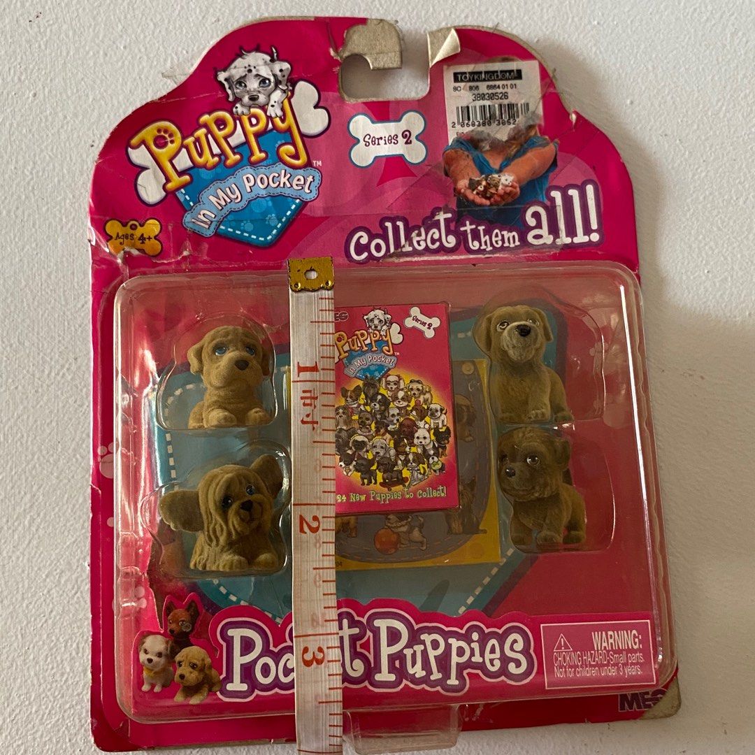 VINTAGE Puppy in my pocket Series 2 Shar Pei Skye Terrier Lakeland