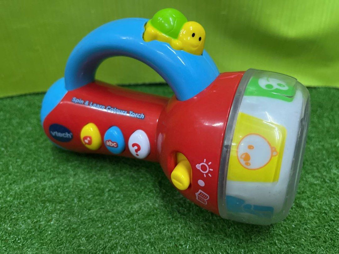 VTECH SPIN LEARN COLOUR TORCH Hobbies Toys Toys Games on