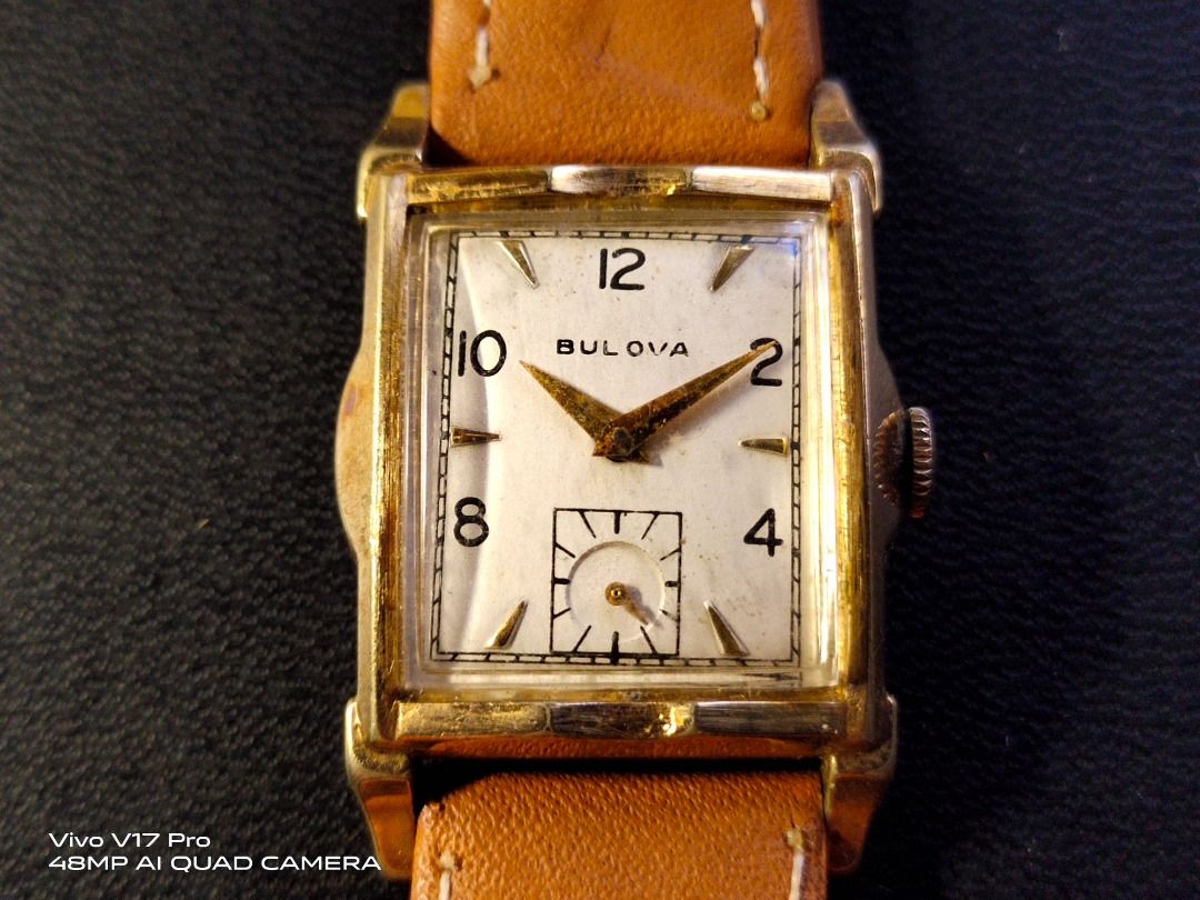 Bulova watch 10k outlet rgp bezel