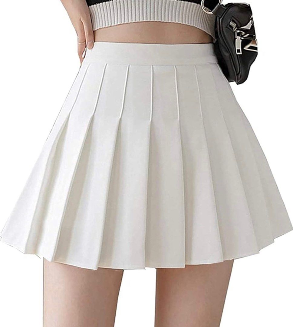 High waisted white skirt 60 online