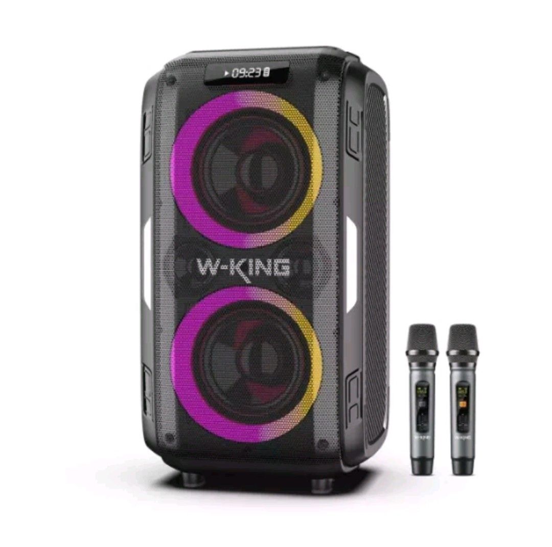 W-KING T9PRO POWERFUL BASS PA KARAOKE SPEAKER WITH DOUBLE WIRELESS MIC63212848053507111