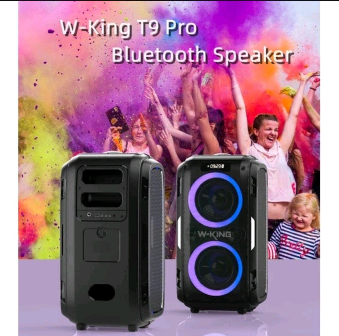 W-KING T9PRO POWERFUL BASS PA KARAOKE SPEAKER WITH DOUBLE WIRELESS MIC632128480535071127
