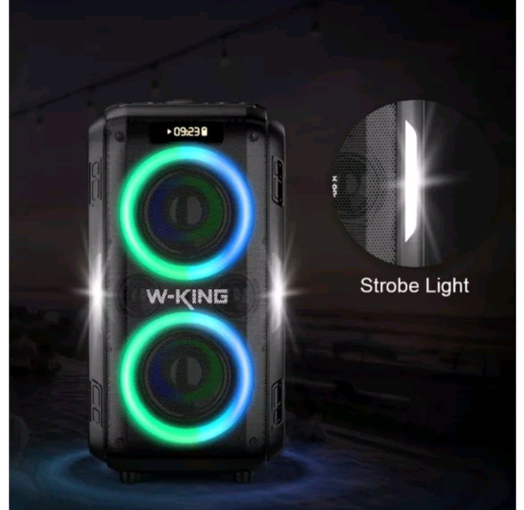 W-KING T9PRO POWERFUL BASS PA KARAOKE SPEAKER WITH DOUBLE WIRELESS MIC63212848053507113