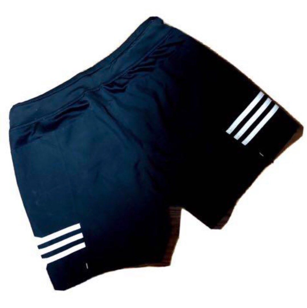 Adidas horizontal striped shorts new arrivals