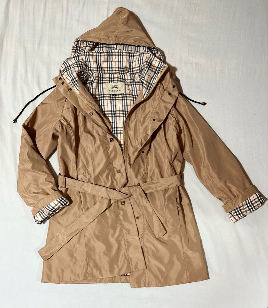 Burberry rain deals jacket womens