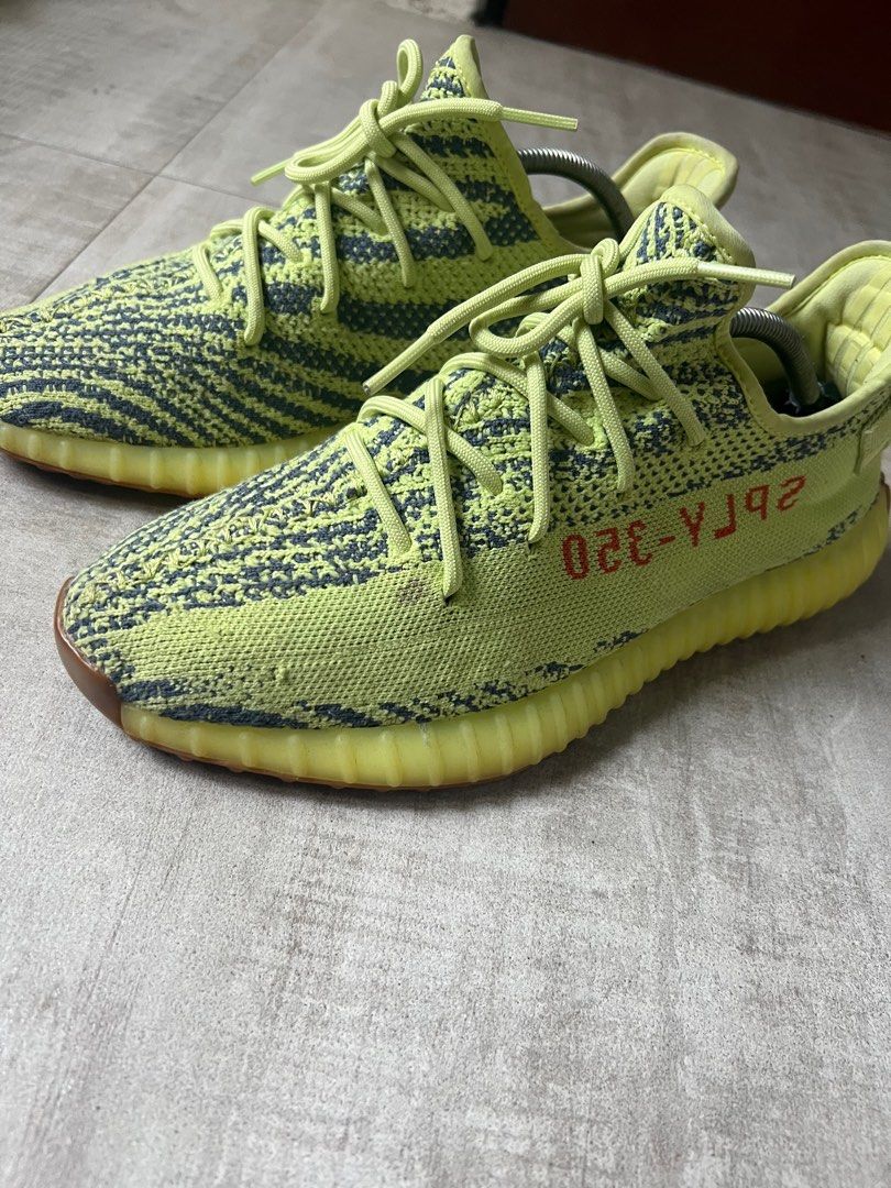 Yeezy 350 Frozen yellow Men s Fashion Footwear Sneakers on