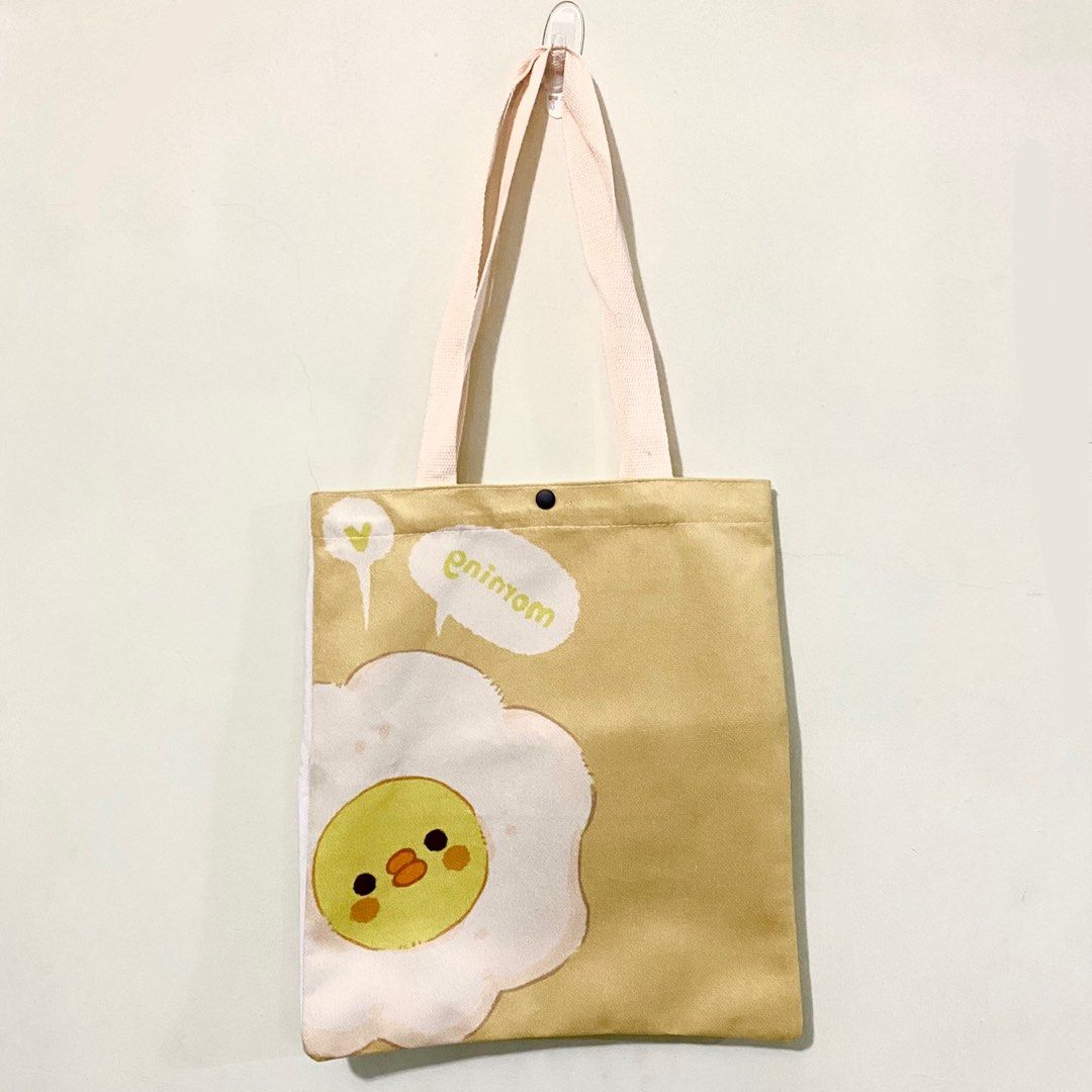 Yellow Duckling Cotton Tote Bag Women s Fashion Bags Wallets