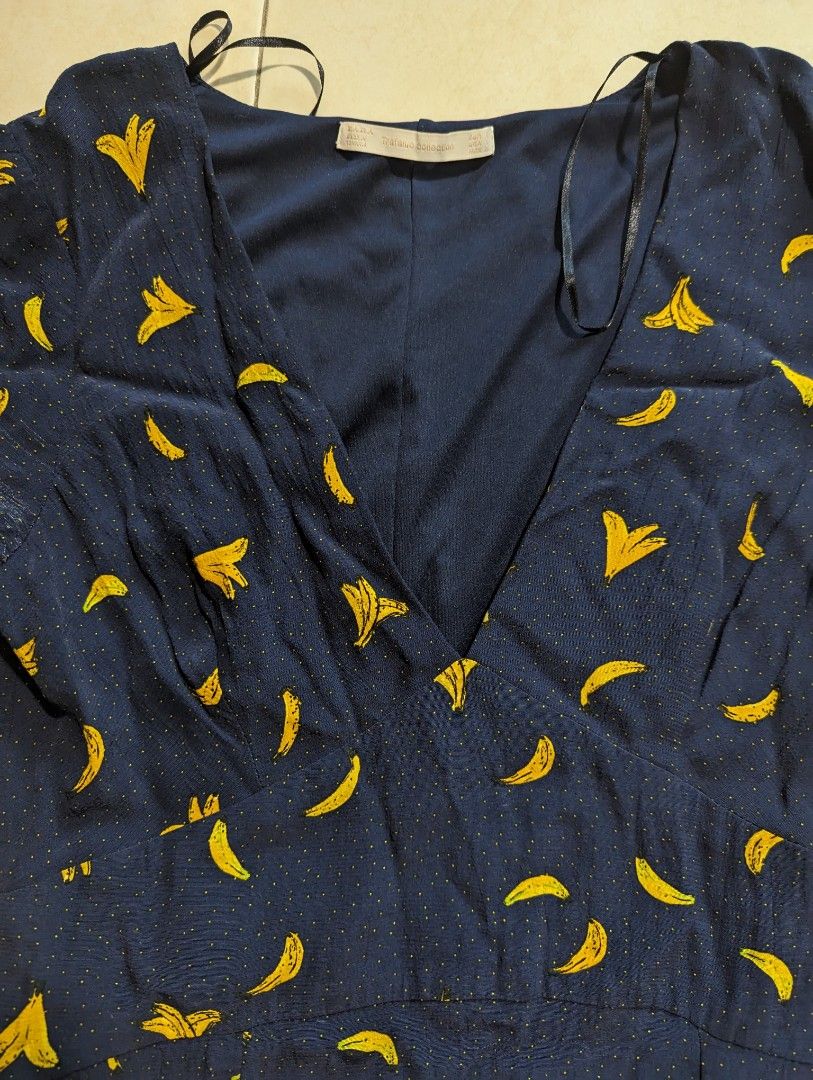 Zara Banana Mini Dress Women s Fashion Dresses Sets Dresses on Carousell
