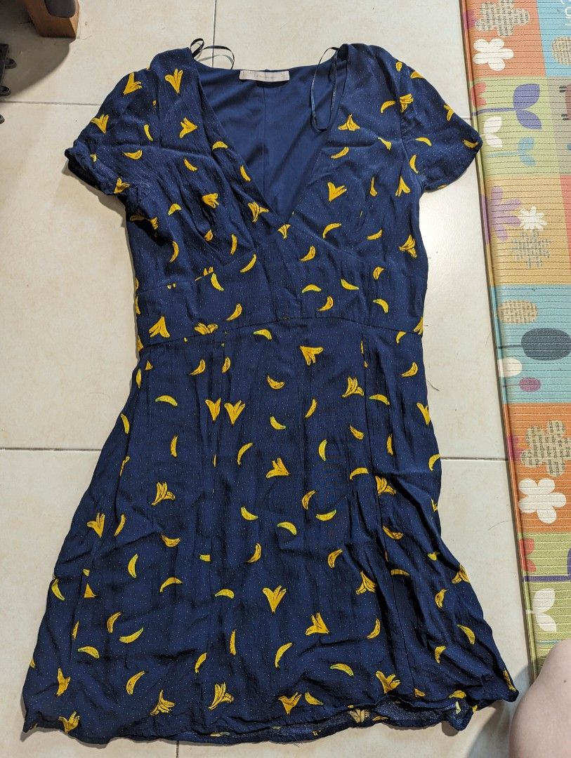 Zara Banana Mini Dress Women s Fashion Dresses Sets Dresses on Carousell