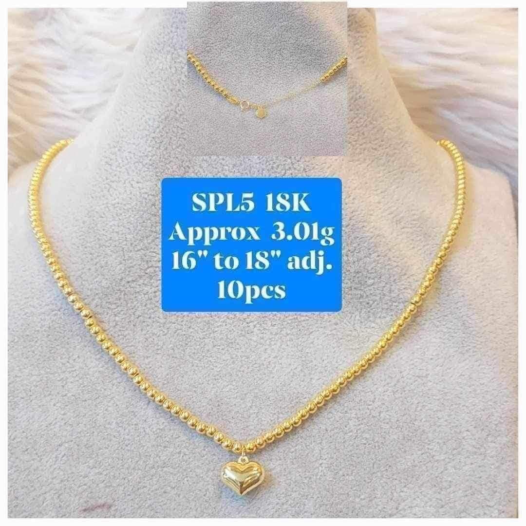 18K Cadena Chain Necklace Saudi Gold, Women's Fashion, Jewelry &  Organizers, Necklaces on Carousell