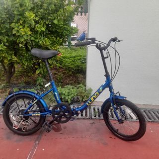 16吋二手代步摺疊單車 5速轉波