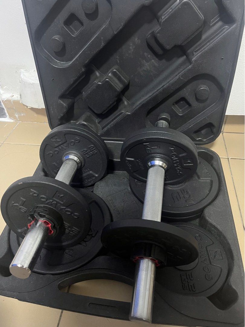20kg Decathlon Dumbbells Sports Equipment Exercise Fitness