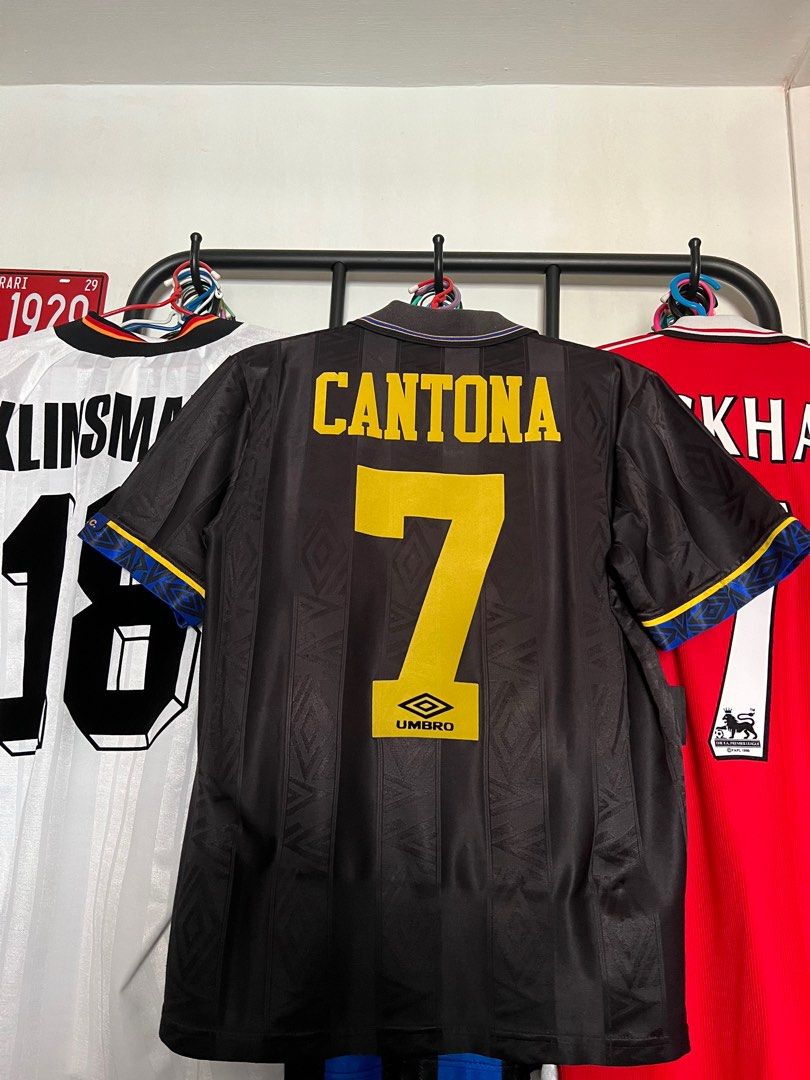レア盤 / ash KUNG FU / Cantona / マンU Man U Eric Cantona Jersey Manchester United 2025