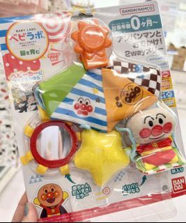 日本面包超人 玩具嬰兒安撫搖鈴