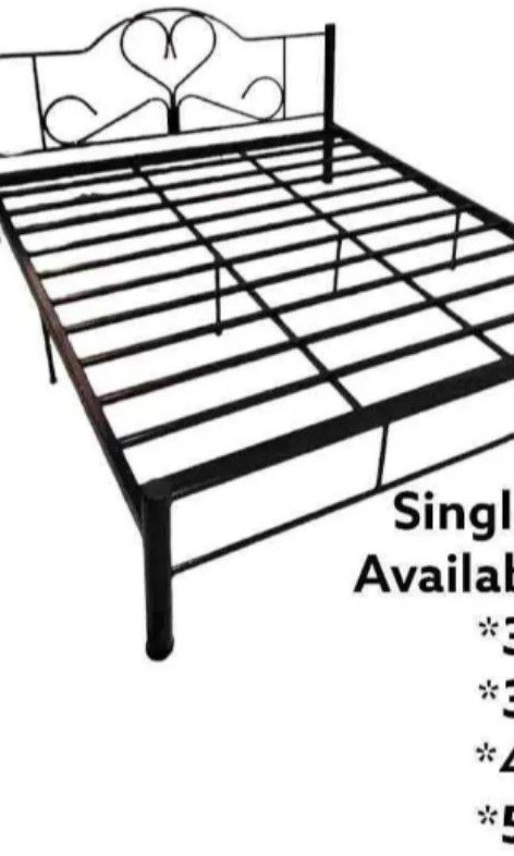Steel clearance cot double