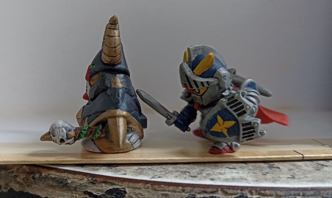 騎士高達 撒旦高達 Sd bb戰士 knight gundam satan gundam, 興趣及遊戲, 玩具 & 遊戲類 - Carousell