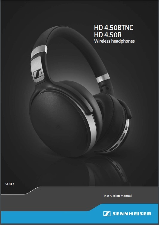 Brand New Sennheiser HD 4.50 BTNC Wireless Foldable Headset