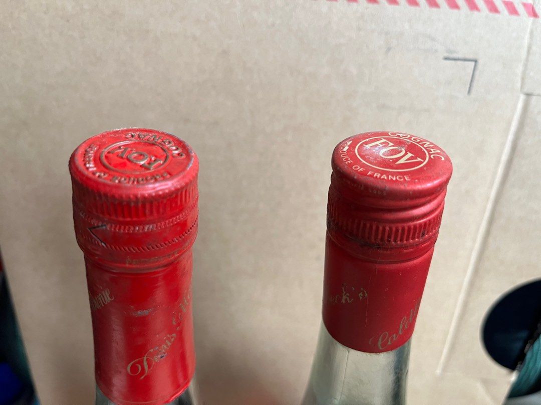 舊款法國長頸FOV Finest Old Vintage Cognac 700ml 40%, 嘢食