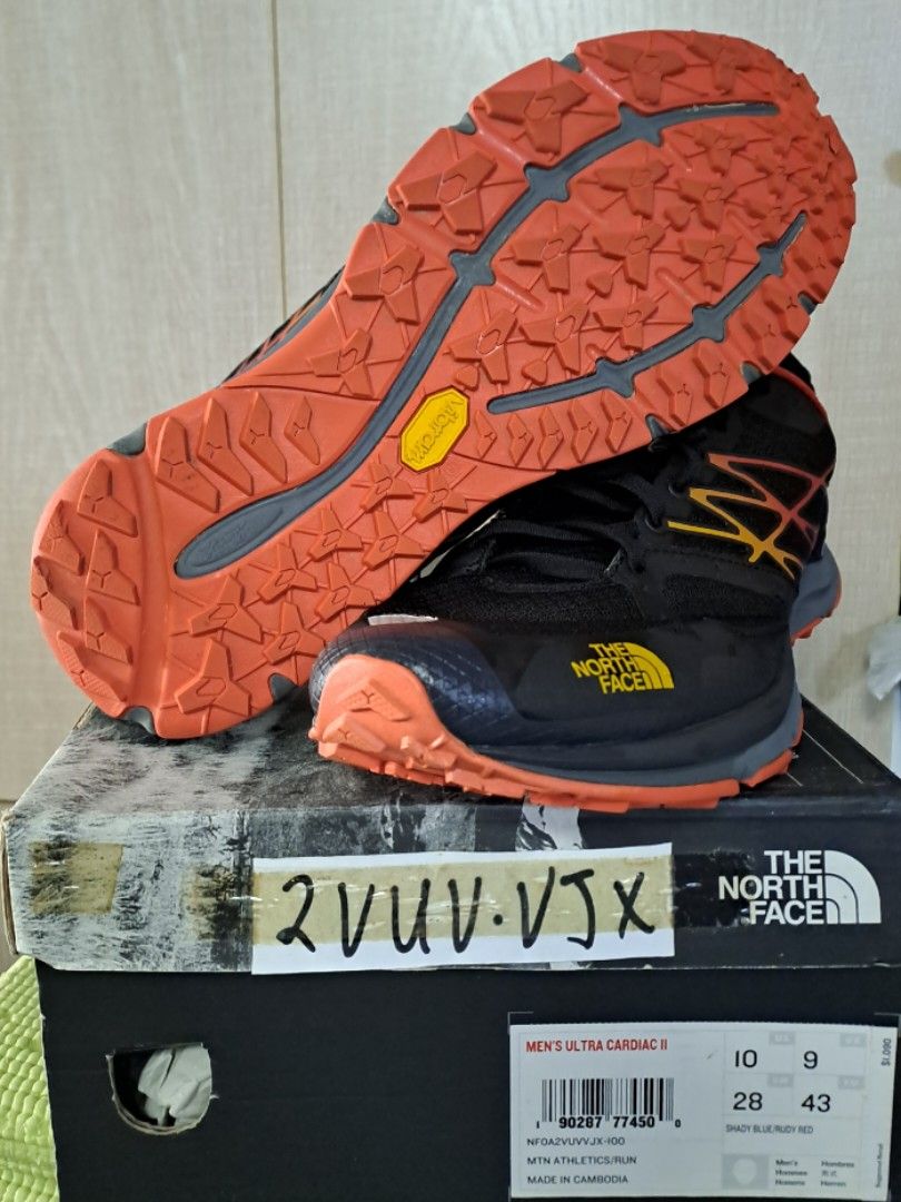 The North Face Men US10 EU43 Ultra Cardiac II Trail Running