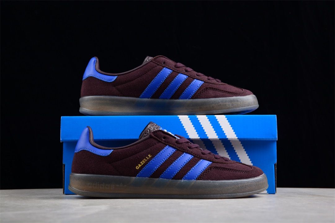adidas gazelle silver green womens Adidas Gazelle Indoor Shadow Maroon Semi Lucid Blue – Next Step