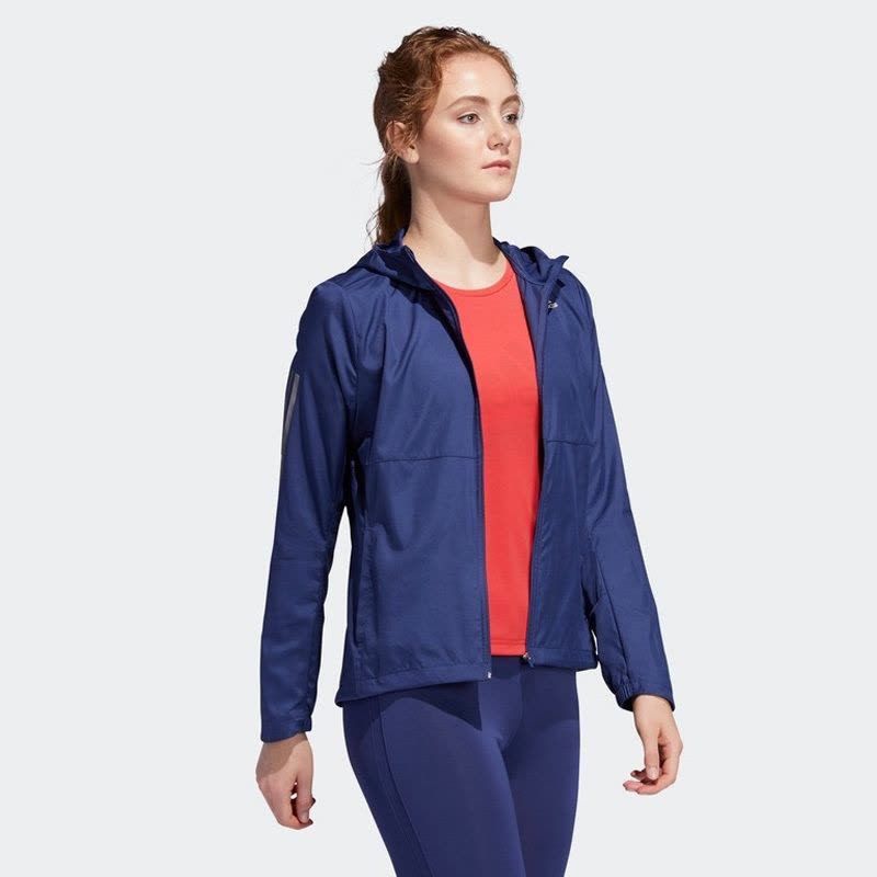 Adidas own the run hooded store wind jacket