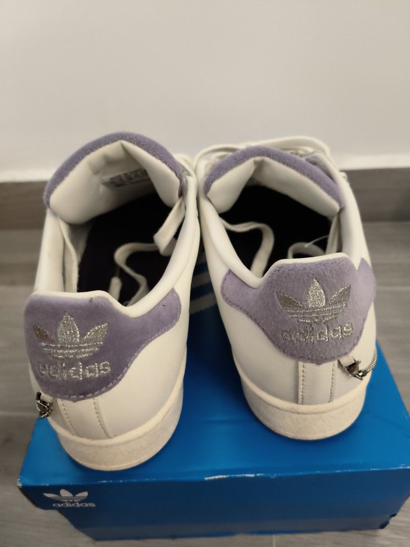 Purple adidas deals superstar