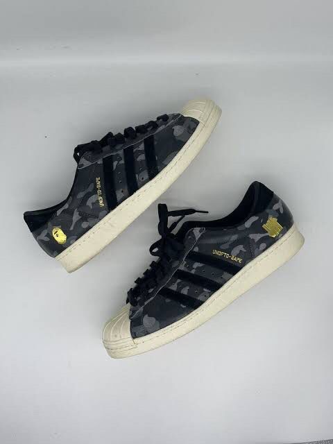 Adidas superstar x deals bape x undefeated