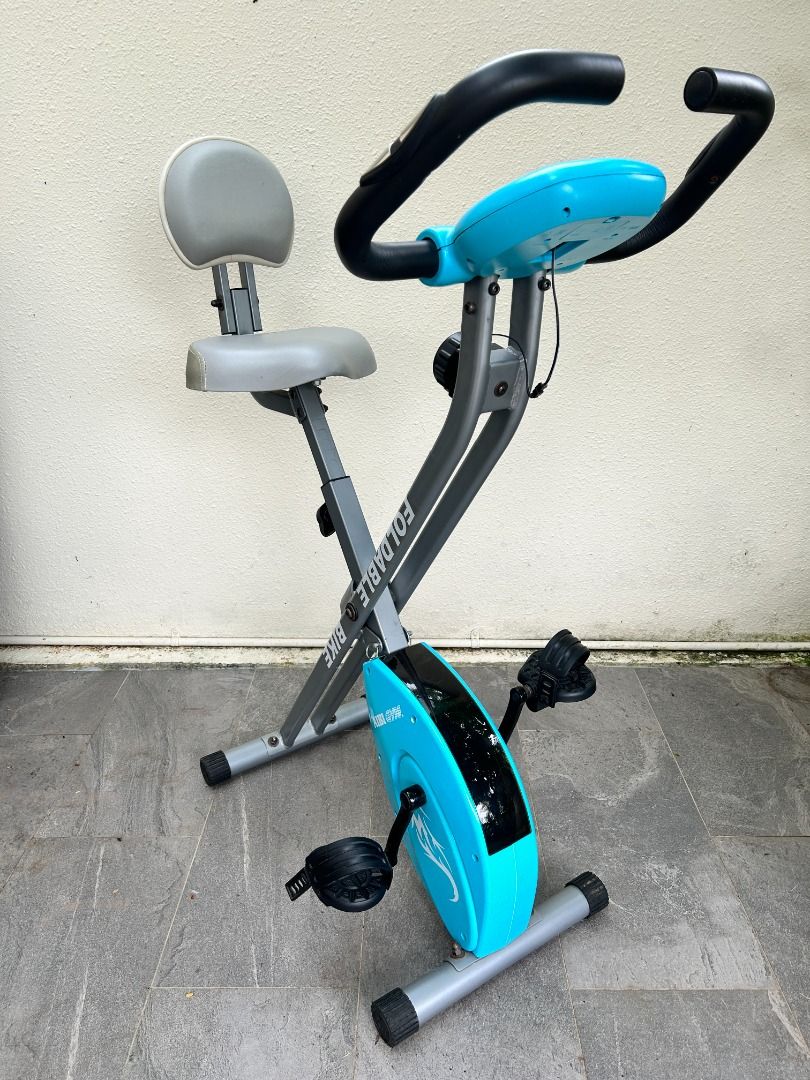 Foldable bike best sale stationary