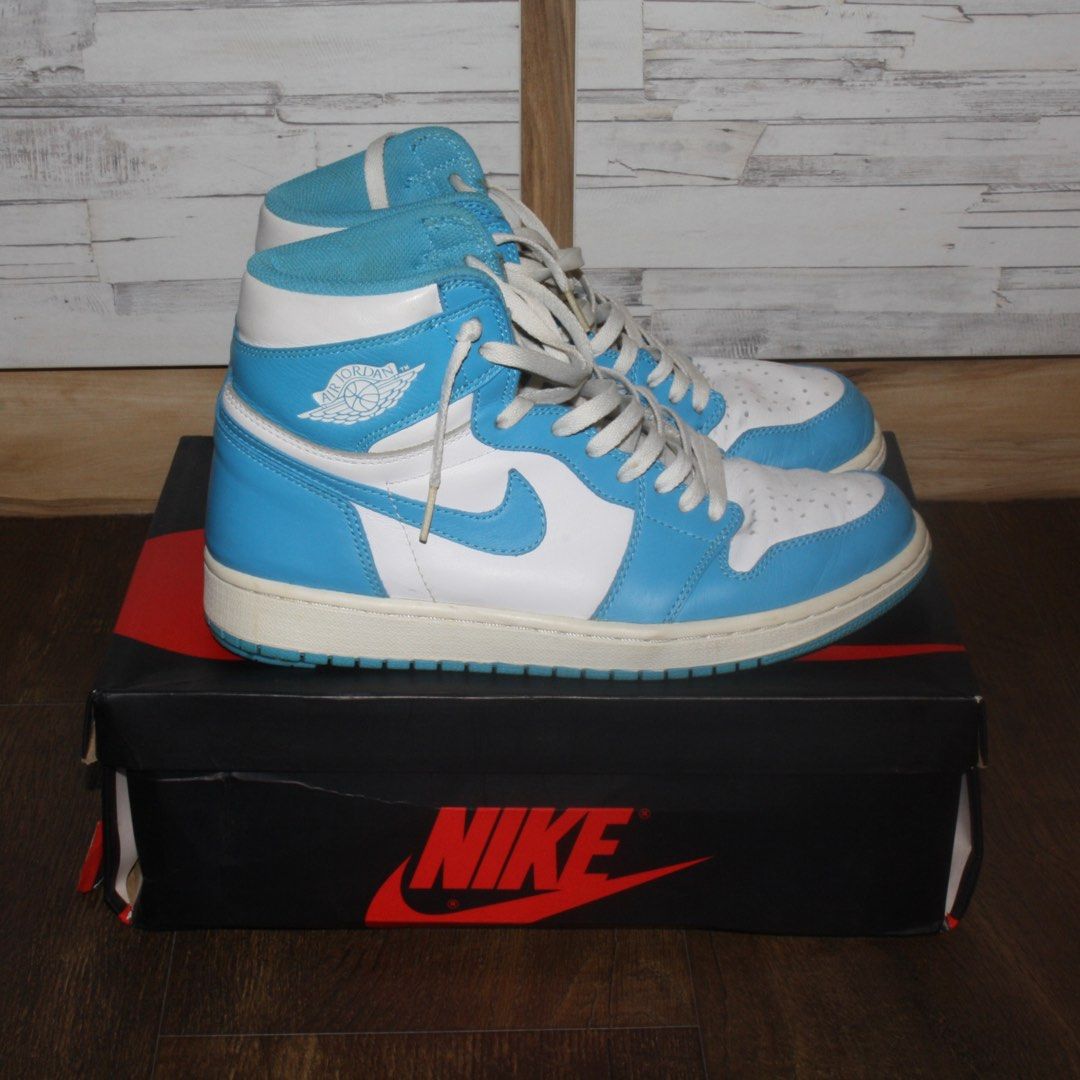 Air Jordan 1 High UNC Toe, Men's Fashion, Footwear, Sneakers on Carousell