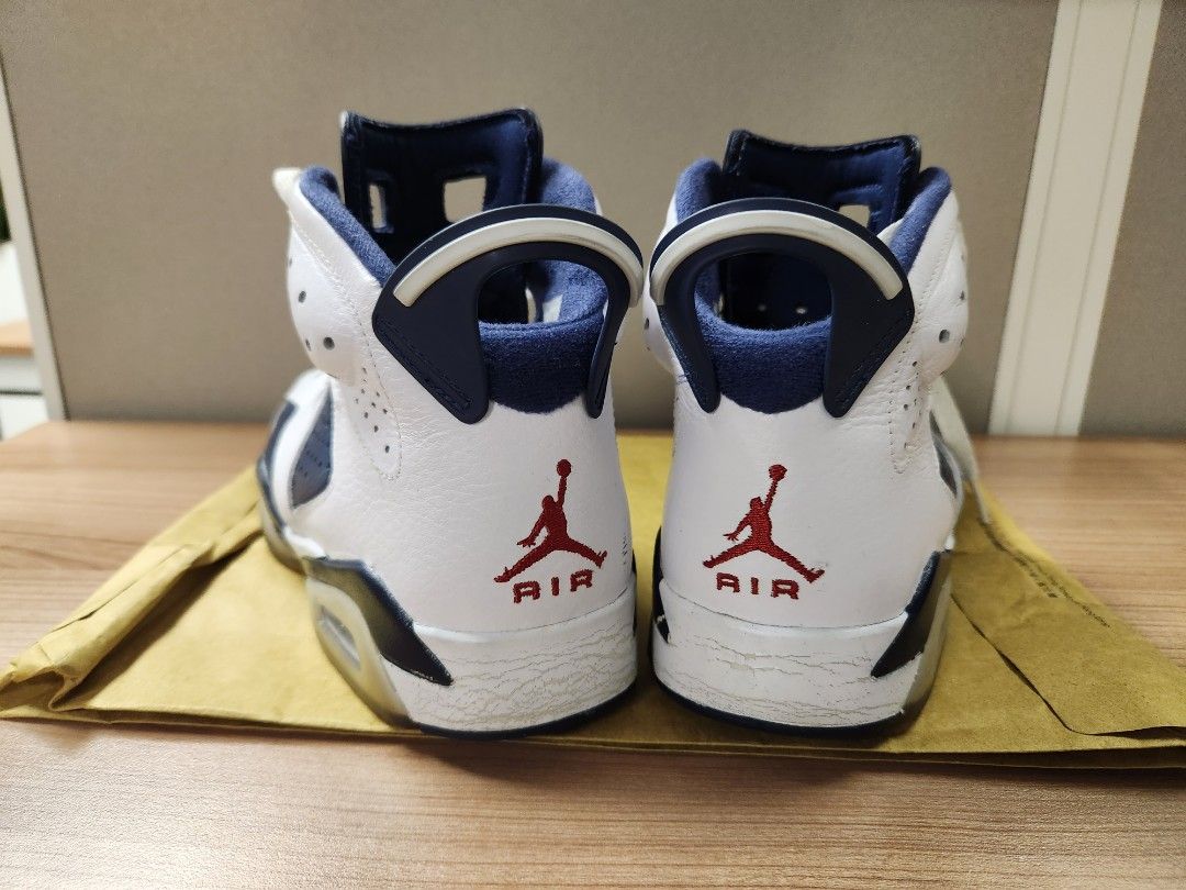 Air Jordan 6 Retro Olympic Version, 男裝, 鞋, 波鞋- Carousell