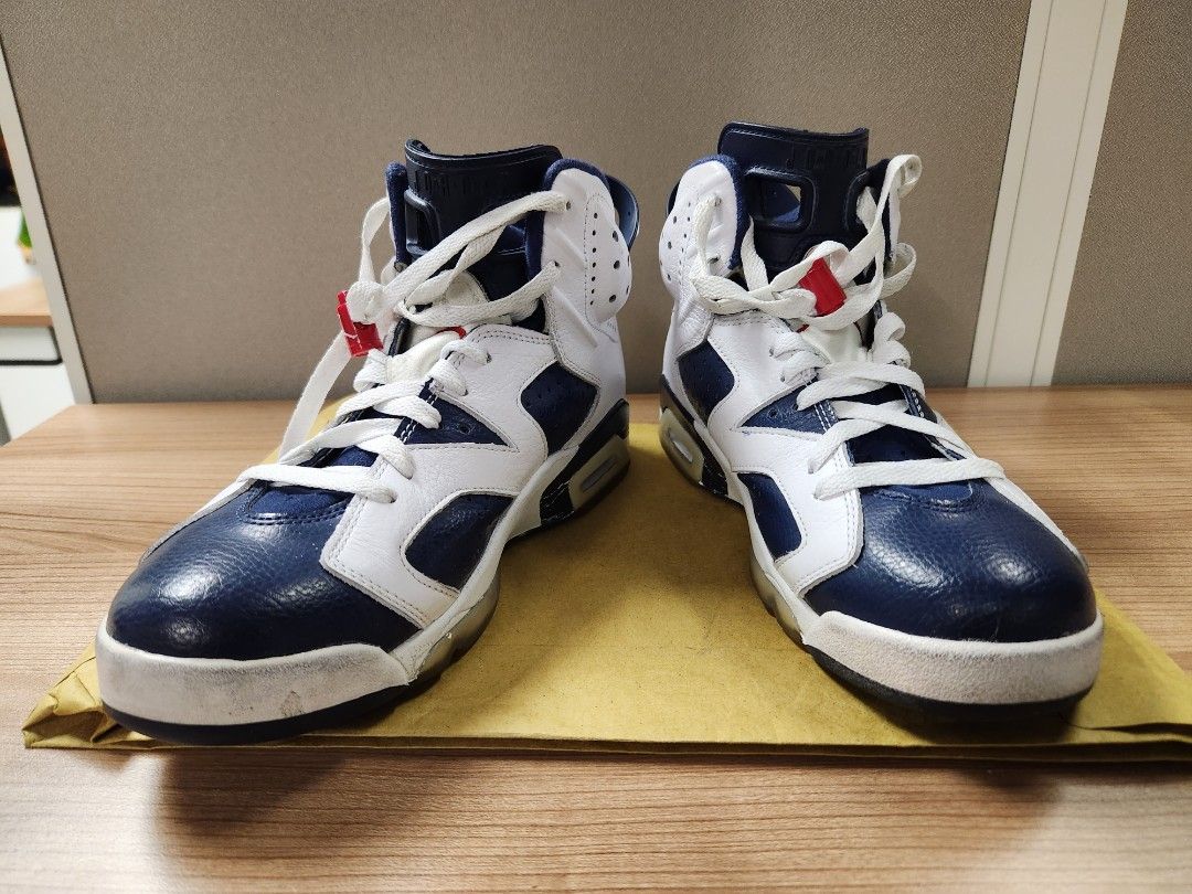 Air Jordan 6 Retro Olympic Version, 男裝, 鞋, 波鞋- Carousell