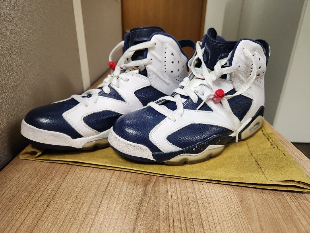 Air Jordan 6 Retro Olympic Version, 男裝, 鞋, 波鞋- Carousell