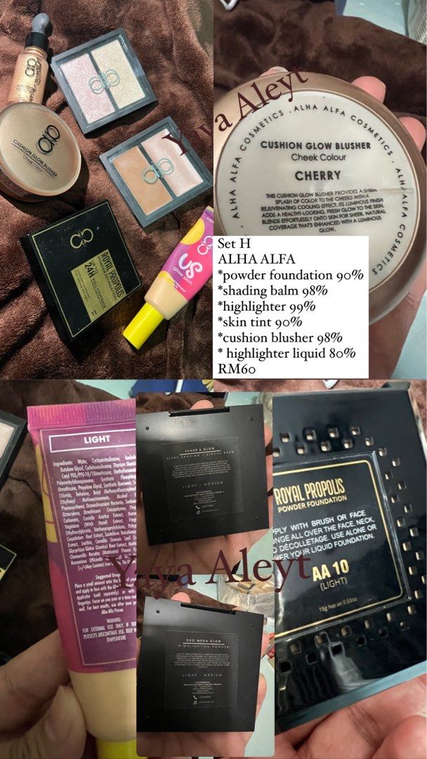 Alha alfa make up set, Beauty & Personal Care, Face, Makeup on Carousell