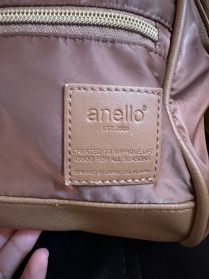 Anello boston bag leather clearance