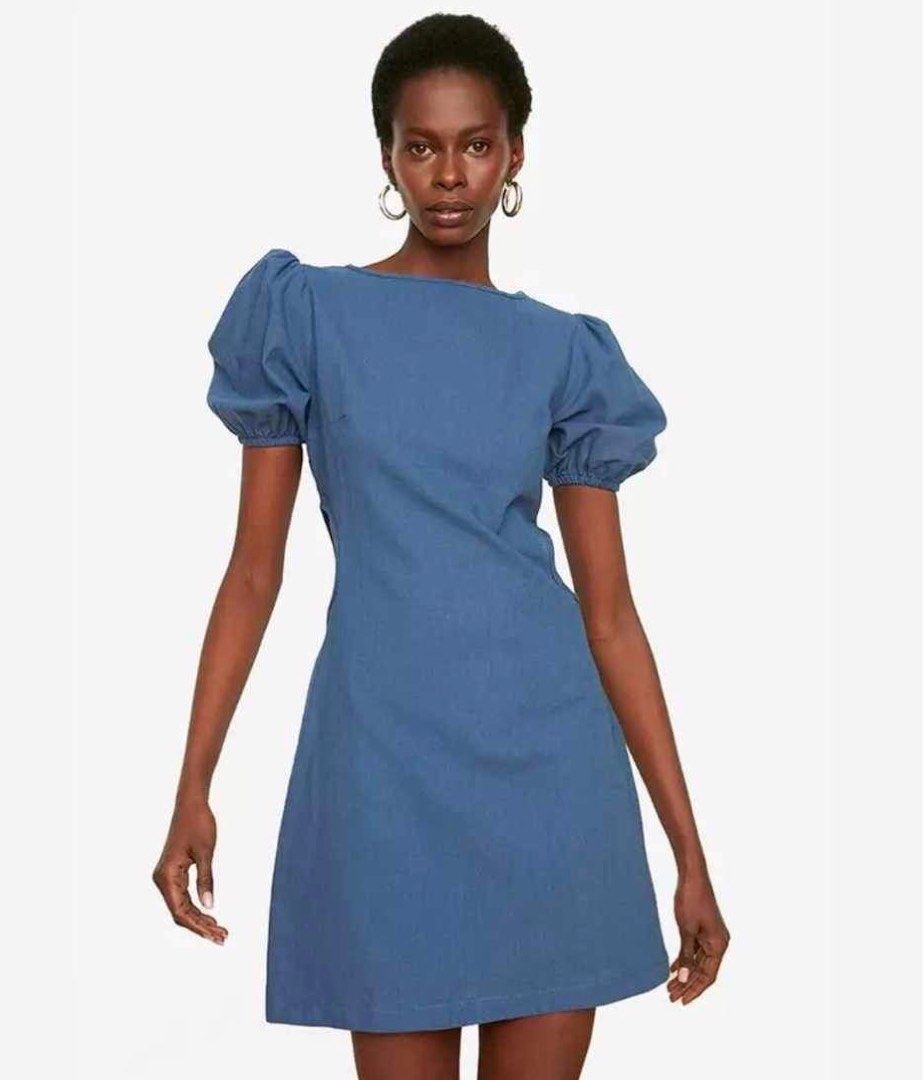 ann taylor blue dress Women s Fashion Dresses Sets Dresses on