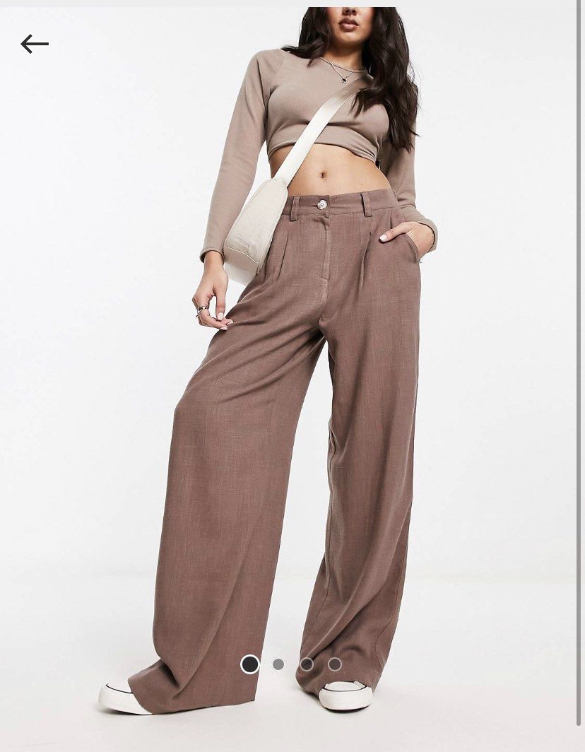 ASOS Woven Peg Trousers with OBI Tie | ASOS | Mode, Mode femme, Pantalon  carotte femme