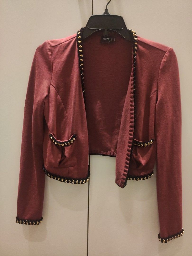 ASOS Outerwear Chanel Inspired in Red