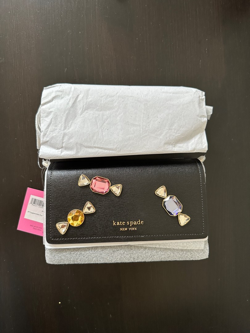 Authentic / Original Kate Spade Gala Stone Embellished Flap Chain