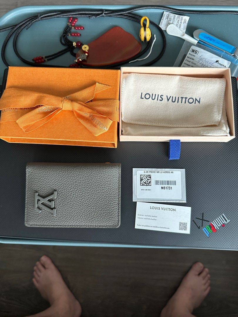 Louis Vuitton Pocket Organizer M81731 Khaki 
