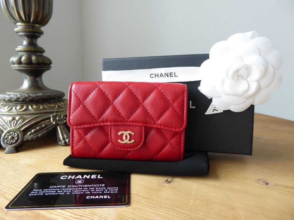 Chanel flap deals card holder