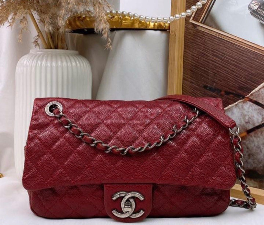 Authentic Chanel Easy Flap / look like CF, Luxury, Bags & Wallets on ...