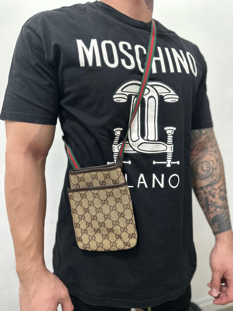 Authentic Gucci Sling Bag, Men's Fashion, Bags, Sling Bags on Carousell