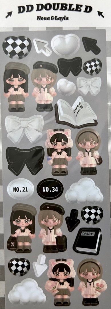 Authentic Stickers, Hobbies & Toys, Stationery & Craft, Stationery ...