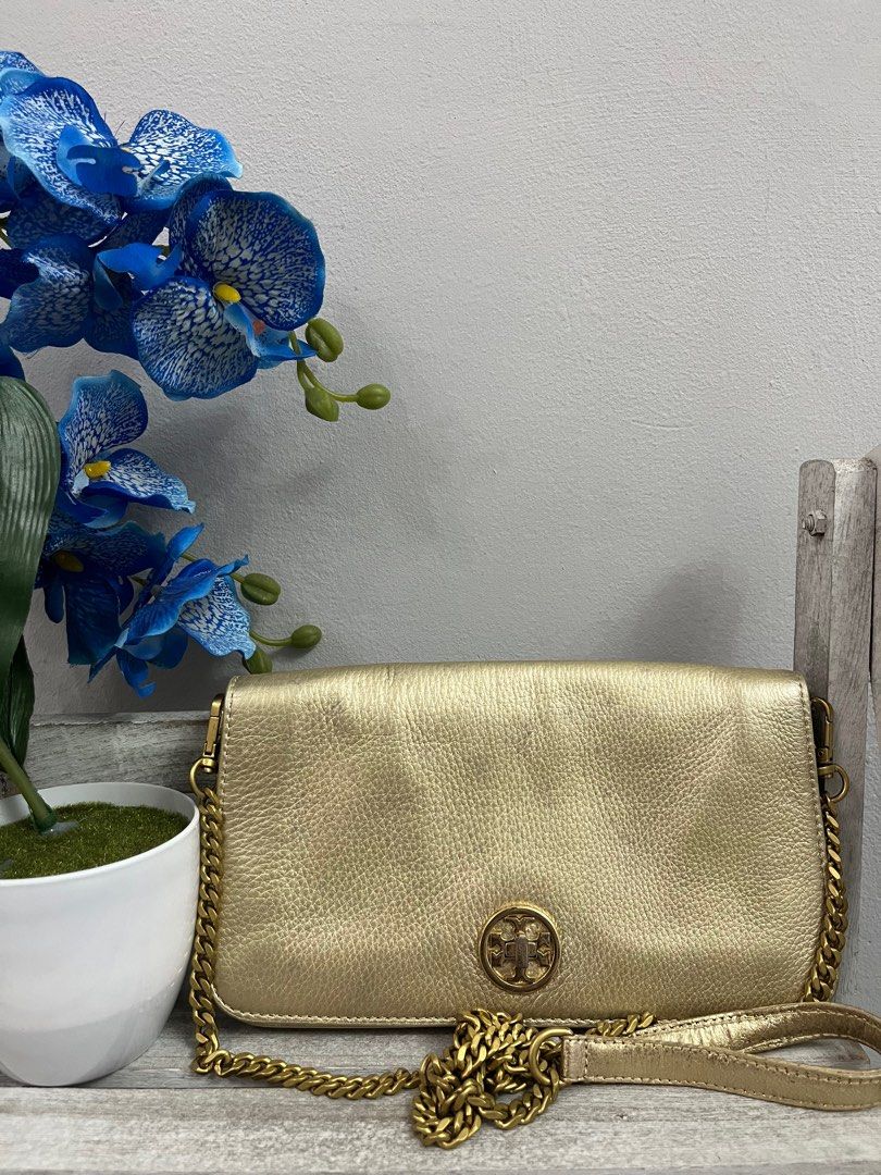 Tory burch sales genuine leather handbags