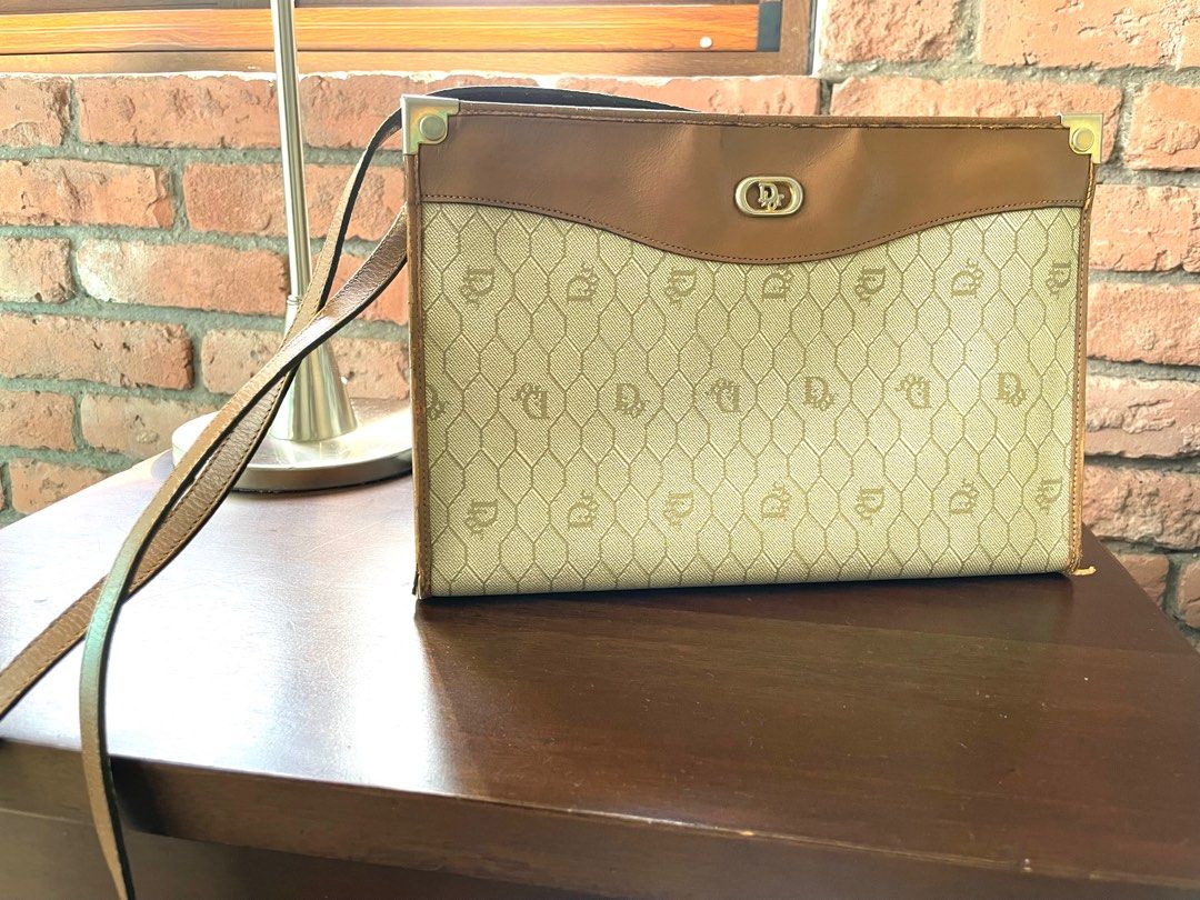 Authentic vintage Christian Dior sling bag clutch