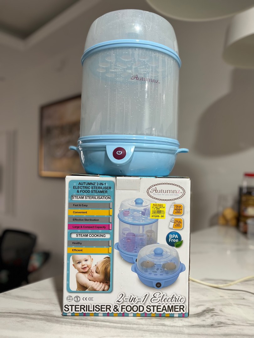 Autumz 2in1 Steriliser & Steam, Babies & Kids, Nursing & Feeding, Breastfeeding & Bottle Feeding