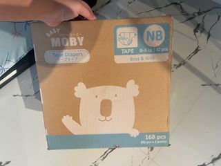 BABY MOBY DIAPER NB